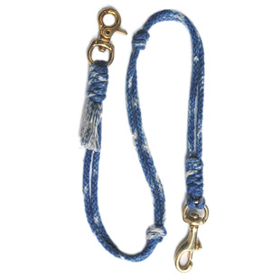 【挂绳】手工编织棉麻蓝染咔叽复古财布手机工牌钥匙链腰链潮礼物