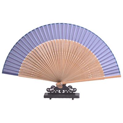 纯色空白折扇子古风新中式折叠扇