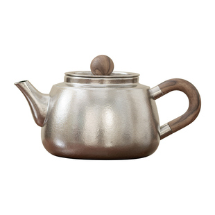 纯钛茶壶泡茶器过滤沏茶专用高档家用泡茶壶带茶盘功夫茶具套装
