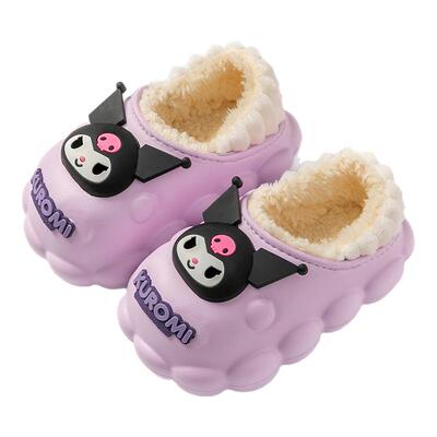 库洛米儿童棉拖鞋女童新款冬季