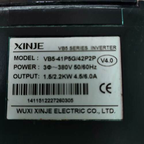 溢价-信捷变频器VB5-41P5G/42P2P，1.5/2.2KW