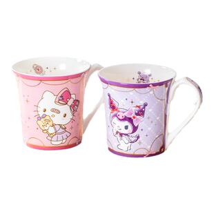 三丽鸥高颜值喝水杯子家用早餐牛奶杯创意骨瓷马克杯送女生伴手礼