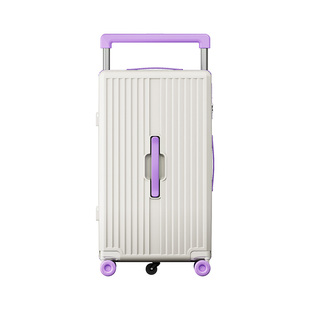 三七分超大容量行李箱静音五轮拉杆箱双层防爆拉链宽拉杆旅行箱子