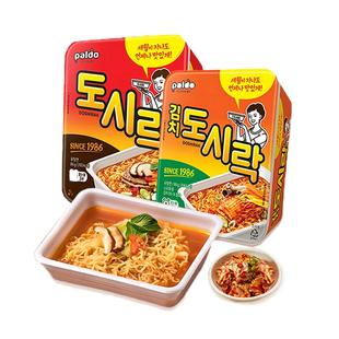 【自营】韩国八道辣白菜牛肉味碗面极地辣方便泡面韩式热巴同款