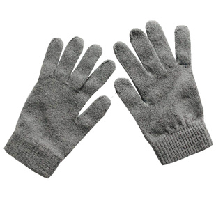 徐凰秋冬保暖防冻成人儿童加厚真丝桑蚕丝羊绒触屏全五指魔术手套