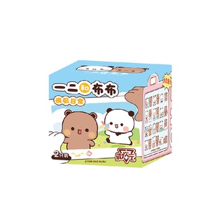 MINISO名创优品一二和布布情侣日常盲盒潮流玩具桌面卡通摆件礼物