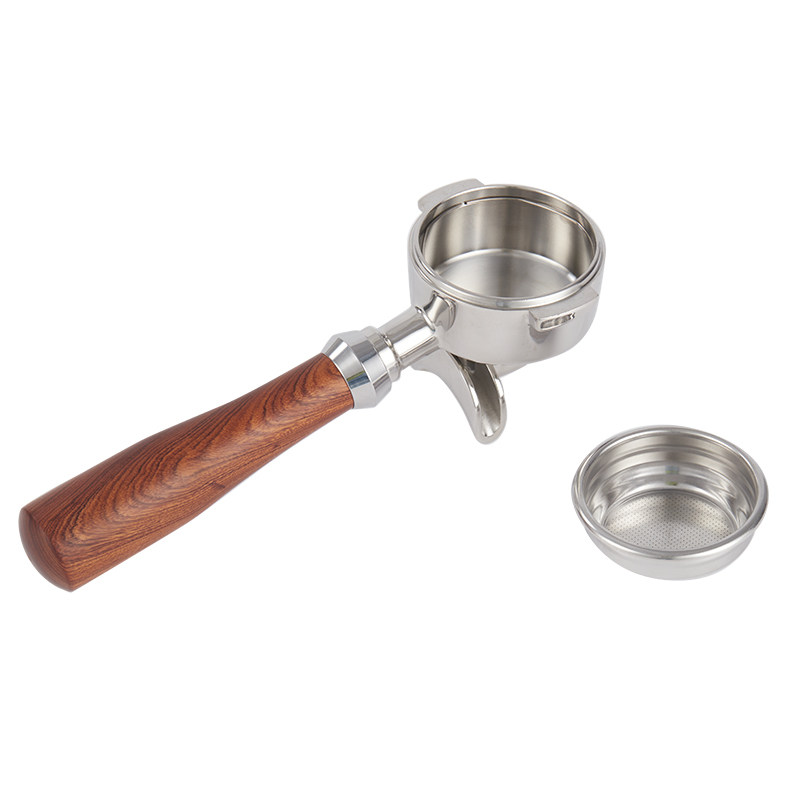 德龙/格米莱/迈拓/东陵/铂富/咖啡机实木有底手柄通用51.54.58MM
