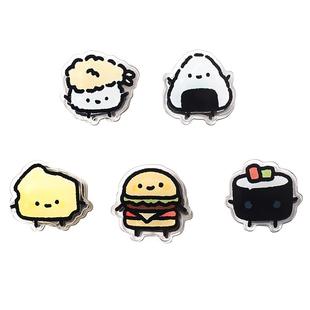 夹子加厚亚克力pp夹屁屁夹文具pp书夹子多功能手帐夹子文具夹票夹试卷夹学生用固定器小夹子万能夹可爱卡通E1