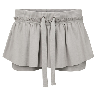 NACHE韩国小众品牌荷叶边休闲宽松连帽卫衣拉链开衫外套短裤套装