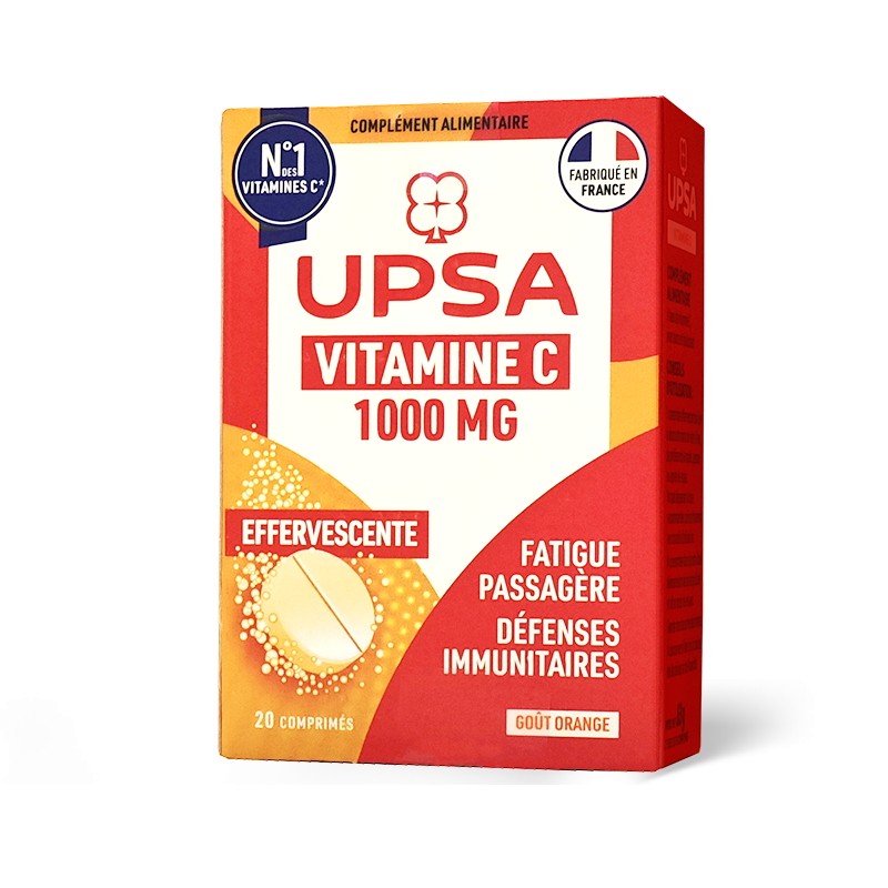 好维c不怕比法国UPSA维c泡腾片