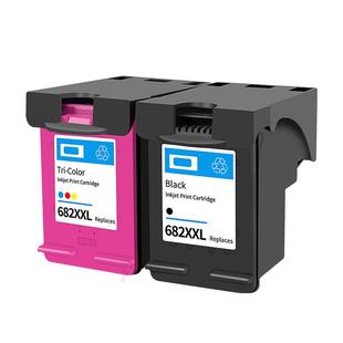 健墨适用惠普682墨盒可加墨黑彩色HP1216 2336 2775 2776 2777 2778 2779 4175 4178 6078 6478打印机墨盒xl