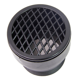 塑料过滤风管头ABS风机进风口阻拦网高压鼓风机口直接连接管接头