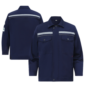 防静电工作服套装男装耐磨冬季反光条上衣石化电子厂加油站劳保服