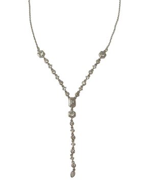 MAPG高级大牌感Y字宝石项链