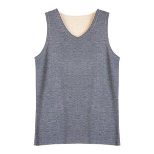 贴心男士保暖背心秋冬新款内穿打底坎肩蚕丝羊绒柔暖舒肤内衣1671