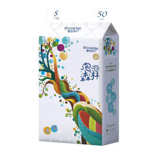 【两包】酷安奇泡泡森林轻薄透气纸尿裤拉拉裤婴幼儿柔软尿不湿