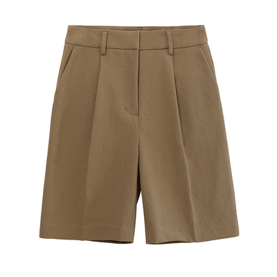 popchrio宽松休闲五分西装短裤