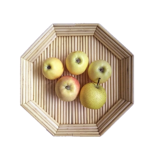 盖帘饺子帘家用 高粱杆 果盘篦子蒸笼馒头筐升级款八角簸箩可定制