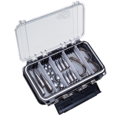 明邦双面密封防水铅头钩软饵盒