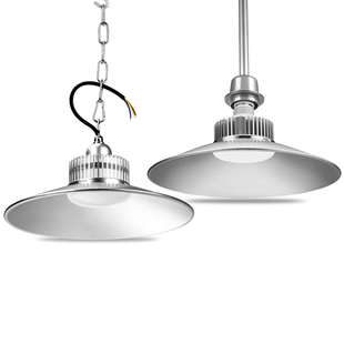 讴来德鳍片防水超亮led工矿灯100W厂房灯车间照明工厂车间专用灯