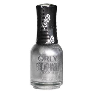 美国orly指甲油高级金属银2010004镜面摇滚银色elixir不可剥免烤