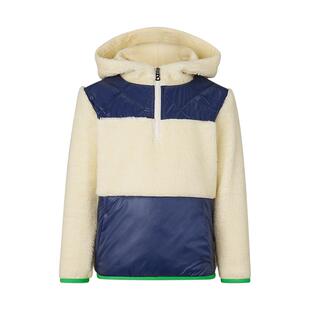 BOGNER博格纳 秋冬ELMAS拼接撞色温暖舒适儿童连帽半拉链滑雪中层