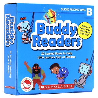 学乐点读版巴蒂小读者B20册  Buddy Readers B 英文原版绘本 英语启蒙小分级 英语启蒙必读书 赠音频导读课高频词好搭档趣味性故事