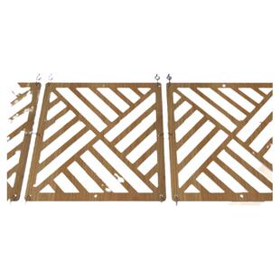 时尚挂式屏风玄关卧室酒店简约现代中式镂空办公室可折叠悬挂隔断