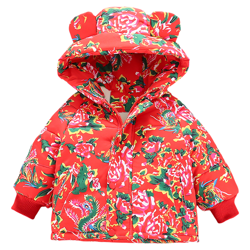 宝宝冬季加绒加厚年服
