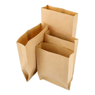 加厚食品级牛皮纸袋包装袋冰箱果蔬收纳袋面包防油打包纸袋子防水