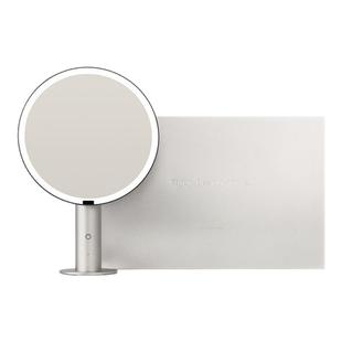 MUID金属镜智能高清台式带灯梳妆镜充电桌面化妆镜子礼盒网红礼物