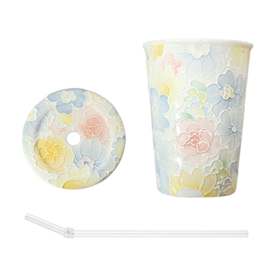 景德镇陶瓷手工万花杯