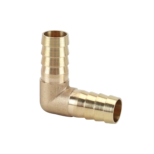 宝塔变径弯头软管等径异径4 6 8变10 12 14 16 19MM双格林头黄铜