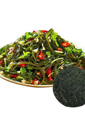 压缩海带丝圆饼霞浦海带丝烘干货小包装凉拌菜下饭菜嫩苗