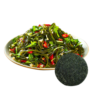 压缩海带丝圆饼霞浦海带丝烘干货小包装免洗凉拌菜下饭菜嫩苗