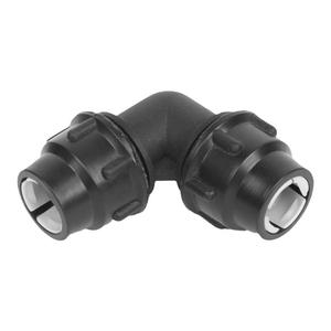 PE快速接头202532405063快速接直接接头配件塑料46分1寸弯头快接