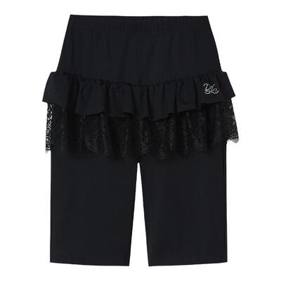 【6/18芭蕾风烫钻拼接弹力休