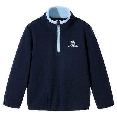 骆驼儿童摇粒绒外套女童毛绒上衣