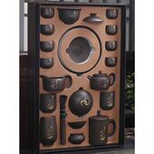 紫砂壶茶具礼品陶瓷功夫茶壶茶杯大容量 茶具茶盘套装 高端轻奢