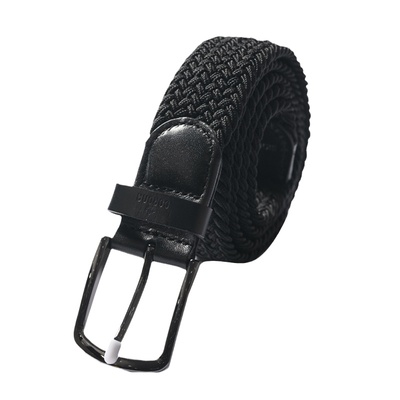 免打孔男士弹力松紧休闲编织腰带