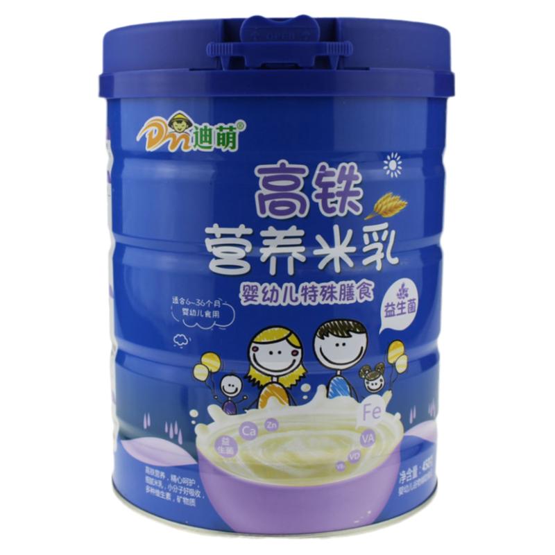 迪萌高铁营养米乳罐装高钙婴幼儿
