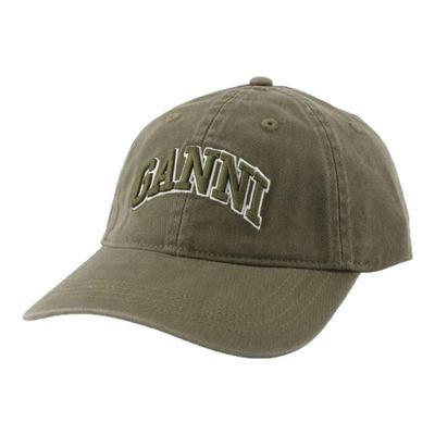 GANNI Emb 经典款休闲百搭遮阳帽鸭舌帽棒球帽 棉质