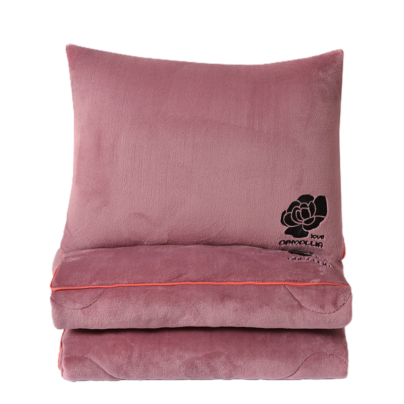 折叠汽车沙发抱枕被子两用办公室午睡腰靠二合一加厚保暖冬长新款