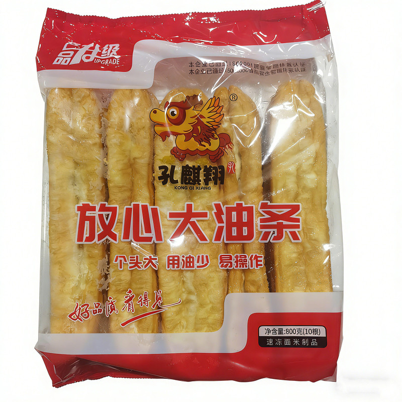 孔麒翔放心大油条80克100根商用