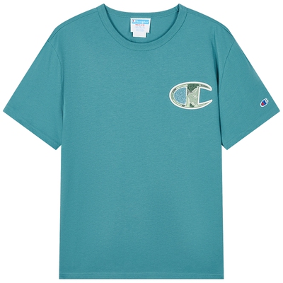 Champion冠军短袖休闲男毛巾绣