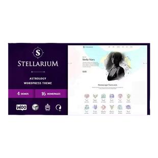 Stellarium 英文专业版 星座及十二生肖WordPress主题模板