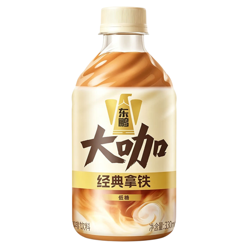 东鹏大咖啡饮品香浓提神解乏好喝低糖即饮椰浆饮料330ml*6瓶整箱