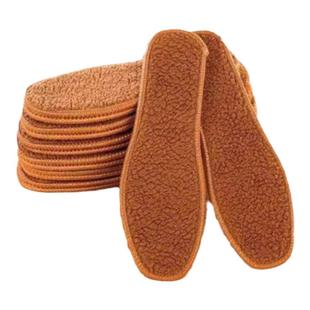 仿羊驼保暖鞋垫男女冬季仿兔毛绒加厚加绒鞋垫冬季保暖鞋垫透气