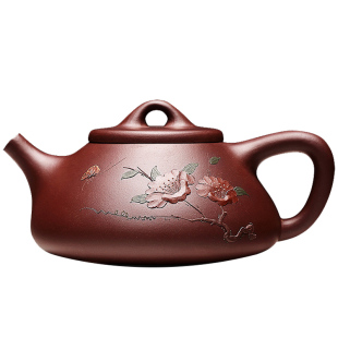 宜兴紫砂壶纯全手工名家正宗子冶石瓢家用大容量茶壶陶瓷茶具套装