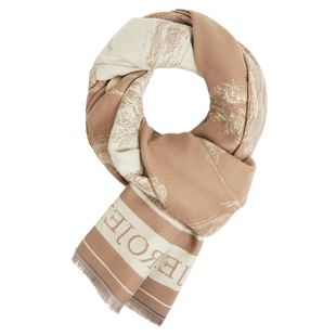 冬季送妈妈加厚围巾仿羊绒女士送长辈礼物披肩潮保暖围脖高级礼盒